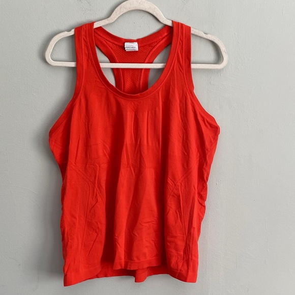 Athleta Tops - Athleta Women’s Orange Racerback Athletic Tank Top Size 1X